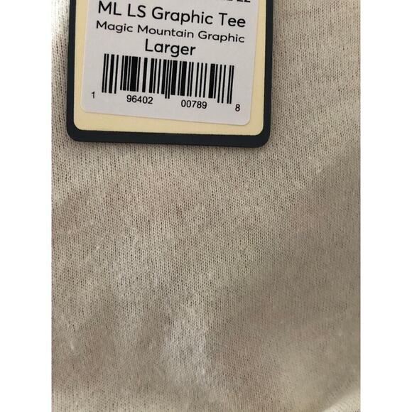 Marine Layer Graphic Tee Magic Mountain Graphic Long Sleeve T-Shirt NWT L / XL - Picture 5 of 7